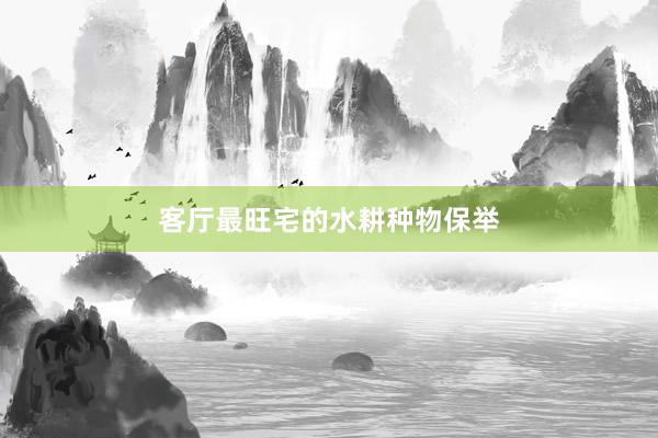 客厅最旺宅的水耕种物保举